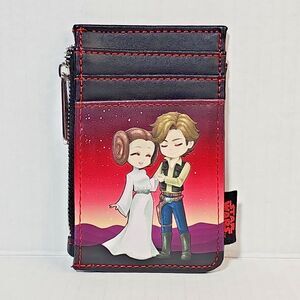 Loungefly Star Wars Princess Leia Han Solo I Love You Cardholder Wallet Galactic